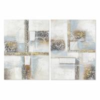 Schilderij DKD Home Decor Abstract (60 x 3 x 80 cm) (2 Stuks)