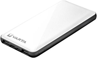 Varta Powerbank 10.000mA zilver + led indicatie USB en USB-C - 3509010