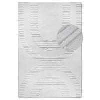 Vloerkleed Bartoux - Crème Wit maat: 235x160cm - materiaal: Polyester - Dekbed-Discounter.nl