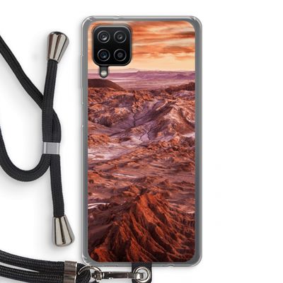 Mars: Samsung Galaxy A12 Transparant Hoesje met koord