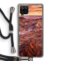 Mars: Samsung Galaxy A12 Transparant Hoesje met koord