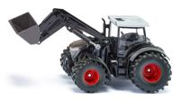 Siku Fendt 942 Vario met voorlader speelgoedtractor 1:50 metaal/kunststof zwart beweegbare shovel en voorlader achter- en voorkoppeling - thumbnail