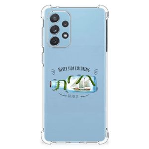 Samsung Galaxy A73 Stevig Bumper Hoesje Boho Bottle