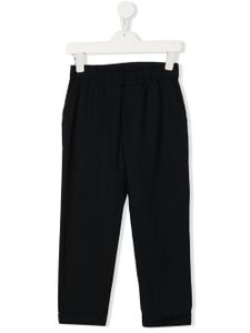 Emporio Armani Kids pantalon à fines rayures - Bleu