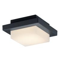 Trio Vierkante plafondlamp Hondo 14cm antraciet 228960142