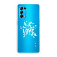 Partner in crime: Oppo Find X3 Lite Transparant Hoesje