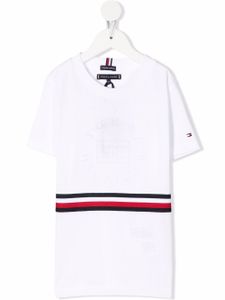 Tommy Hilfiger Junior t-shirt à rayures - Blanc