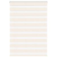 VidaXL Zebra rolgordijn 100x150 cm stofbreedte 95,9 cm marmerbeige