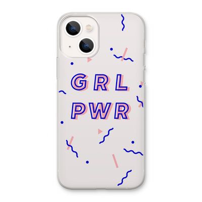 GRL PWR: iPhone 13 Transparant Hoesje