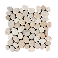 Terre d&apos;Azur Stone Ovale Cream Mix 30x30 cm