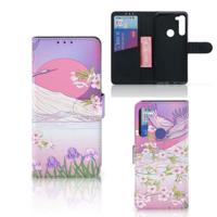 Motorola G8 Power | Telefoonhoesje | Met pasjeshouder | Bird Flying
