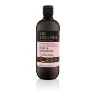 Body wash goodness rose & geranium 500 Milliliter