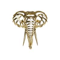 Wanddecoratie Home ESPRIT Gouden Olifant Modern 47 X 27,5 X 50,5 CM