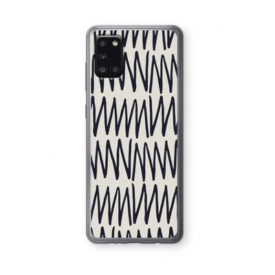 Marrakech Zigzag: Samsung Galaxy A31 Transparant Hoesje