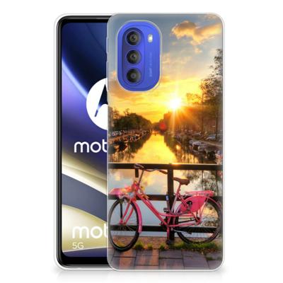 Motorola Moto G51 5G | Silliconen Back Cover | Amsterdamse Grachten