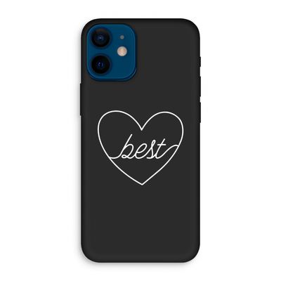 Best heart pastel: iPhone 12 mini Biologisch afbreekbaar hoesje