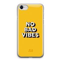 No Bad Vibes: iPhone 8 Transparant Hoesje