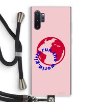Run The World: Samsung Galaxy Note 10 Plus Transparant Hoesje met koord
