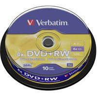 Verbatim DVD+RW 4X 10st. Spindle - thumbnail