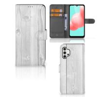 Samsung Galaxy A32 5G | Book Style Case | White Wood