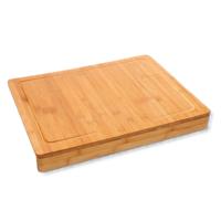 5Five Snijplank met stoprand - 45 x 34 cm - bamboe hout - Broodplank