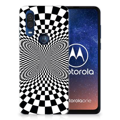 Motorola One Vision | TPU Hoesje | Illusie
