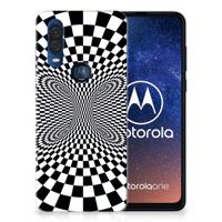 Motorola One Vision | TPU Hoesje | Illusie