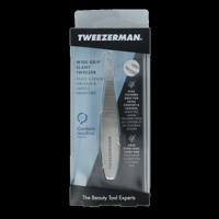 Tweezerman Slant tweezer no slip with grip 1 Stuks