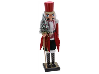 NOTENKRAKER 77CM ROOD GESTREEP