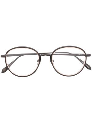 Linda Farrow lunettes de vue Moss à monture ronde - Noir