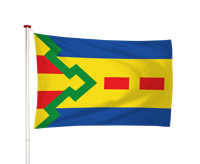 Vlag Frieschepalen - Fryske peallen (fr)