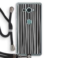 Stripes: Sony Xperia XZ2 Compact Transparant Hoesje met koord