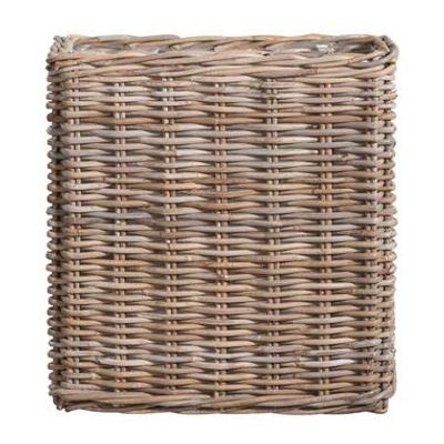Bloempot Rob - rattan naturel - 58x58x26 cm