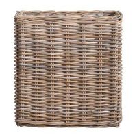 Bloempot Rob - rattan naturel - 58x58x26 cm - Leen Bakker