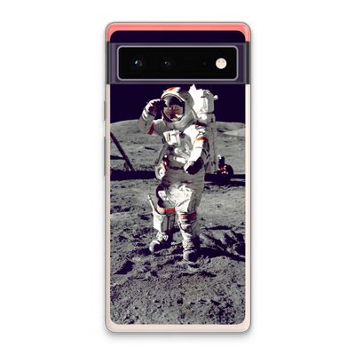 Spaceman: Google Pixel 6 Transparant Hoesje