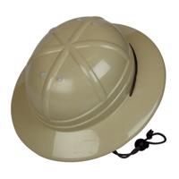 Safari helm - kaki - jungle - kinderen - verkleedhoed - carnaval accessoires