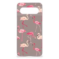 Google Pixel 8 TPU Hoesje Flamingo