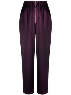 Forte Forte pantalon fuselé à fini satiné - Violet