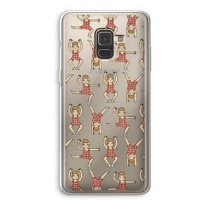 Gymboys: Samsung Galaxy A8 (2018) Transparant Hoesje