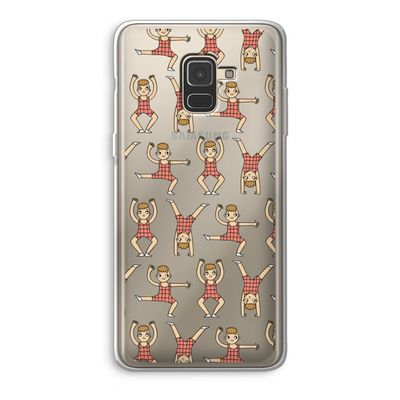Gymboys: Samsung Galaxy A8 (2018) Transparant Hoesje