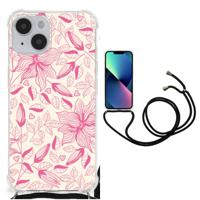 iPhone 14 Case Pink Flowers