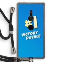 Victory Royale: Sony Xperia XZ2 Transparant Hoesje met koord