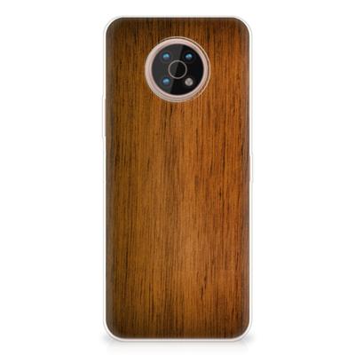 Nokia G50 | Bumper Hoesje | Donker Hout