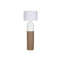 Vloerlamp Home ESPRIT Wit Bruin 220 V 50 X 50 X 139,5 cm