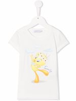 Monnalisa t-shirt à imprimé Tweety - Blanc