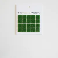 The Mosaic Factory Amsterdam Mozaiek Tegel Vierkant - Donker Groen Glas Basic 322x322 mm