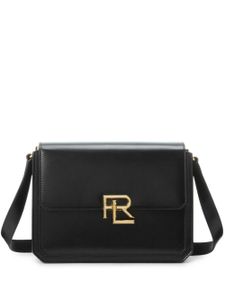 Ralph Lauren Collection sac à bandoulière à plaque logo - Noir