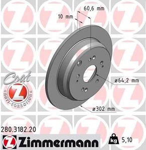 Remschijf Coat Z 280318220