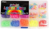 Bongers Speelgoed Colorful loom bands stiekjes om armbanden meet te maken - 270 delig Bongers Speelgoed Colorful loom bands stiekjes om armbanden meet te maken - 270 delig