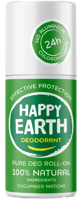 Happy Earth 100% Natural Deo Roll-On Cucumber Matcha Happy Earth 100% Natural Deo Roll-On Cucumber Matcha